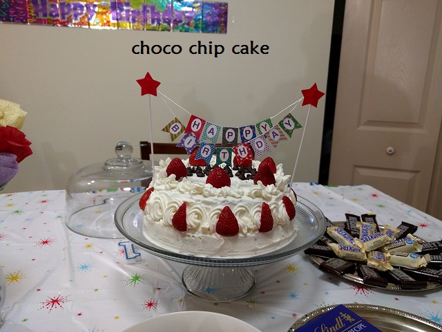 CHOCOLATE CHIP CAKE