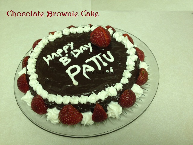 CHOCOLATE BROWNIE CAKE