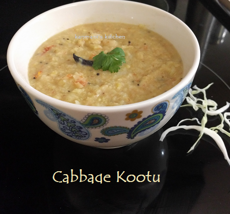 Cabbage Kootu