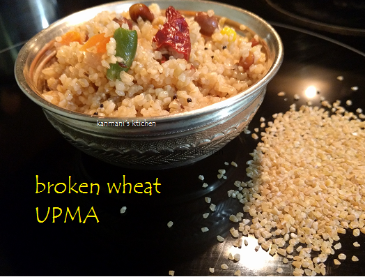 Cracked Wheat upma