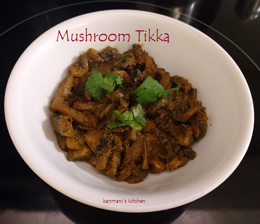 Mushroom tikka Masala